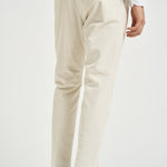 Pantalone uomo in velluto a coste panna M05MITTE 1808102 CRUNA 