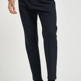 Pantalone uomo con elastico in vita blu M05MITTE 1808122 CRUNA 
