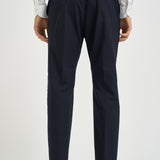 Pantalone uomo con elastico in vita blu M05MITTE 1808122 CRUNA 