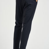 Pantalone uomo con elastico in vita blu M05MITTE 1808122 CRUNA 