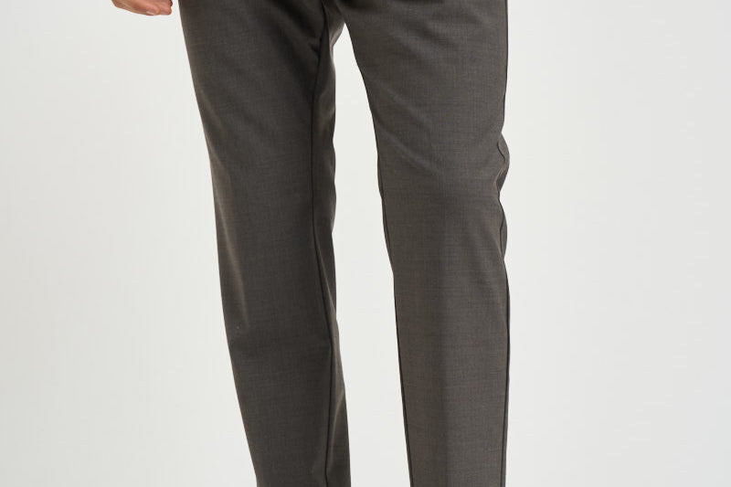 Pantalone uomo con elastico in vita grigio M05MITTE 1811511 CRUNA 