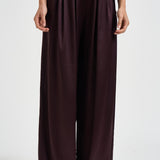Pantalone donna Sandy palazzo vino 3905A AUBERGINE DANAME 