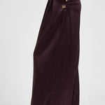 Pantalone donna Sandy palazzo vino 3905A AUBERGINE DANAME 