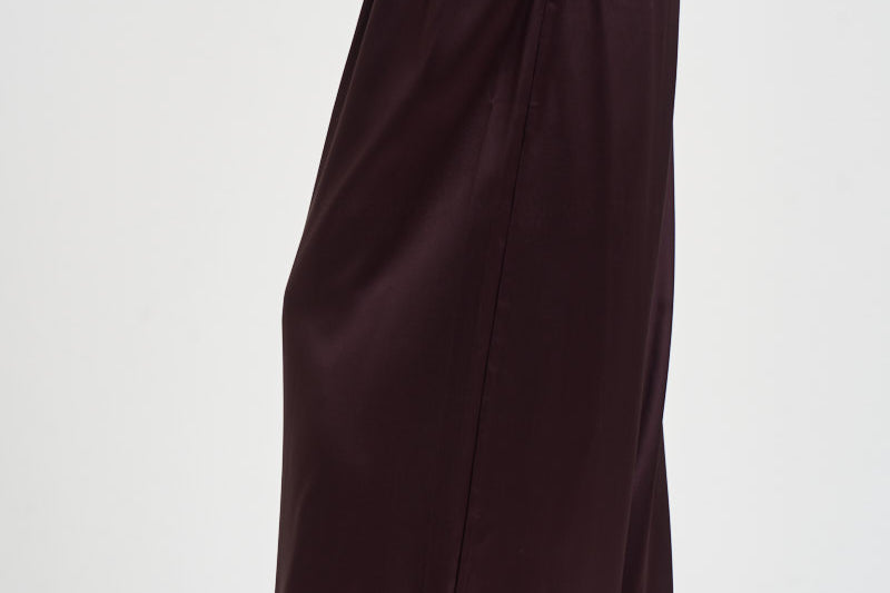 Pantalone donna Sandy palazzo vino 3905A AUBERGINE DANAME 