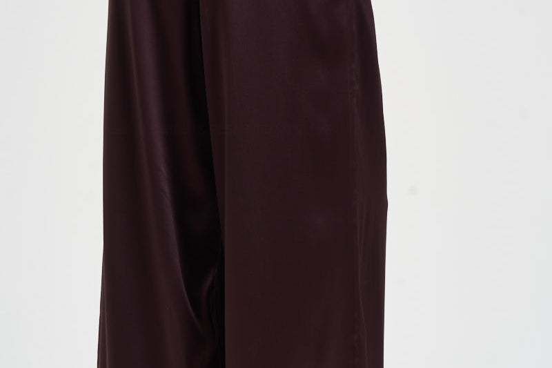 Pantalone donna Sandy palazzo vino 3905A AUBERGINE DANAME 