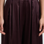 Pantalone donna Sandy palazzo vino 3905A AUBERGINE DANAME 