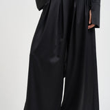 Pantalone donna Sandy palazzo nero 3907S BLACK DANAME 
