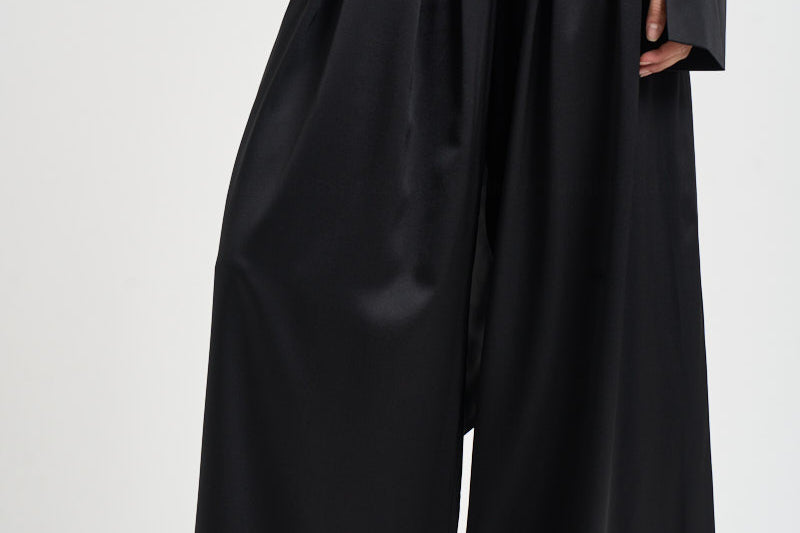 Pantalone donna Sandy palazzo nero 3907S BLACK DANAME 