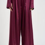 Pantalone donna Sandy palazzo magenta 3907S BORDEAUX DANAME 