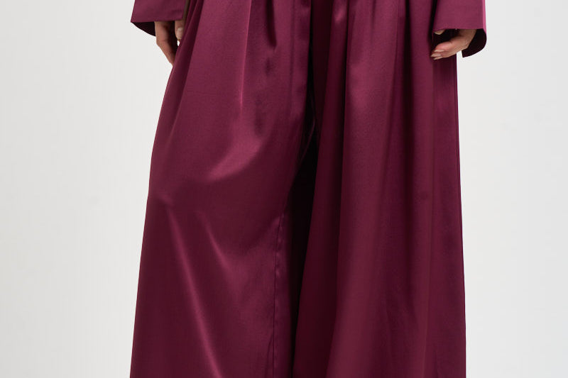 Pantalone donna Sandy palazzo magenta 3907S BORDEAUX DANAME 