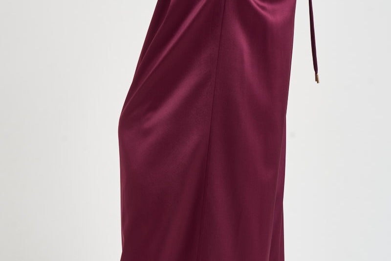 Pantalone donna Sandy palazzo magenta 3907S BORDEAUX DANAME 