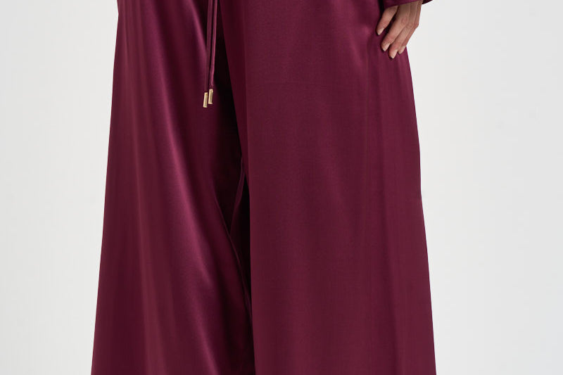 Pantalone donna Sandy palazzo magenta 3907S BORDEAUX DANAME 