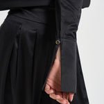 Blusa donna Alexa con fusciacca nera 7918S BLACK DANAME 