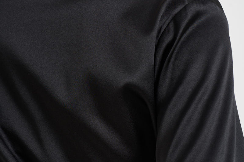 Blusa donna Alexa con fusciacca nera 7918S BLACK DANAME 