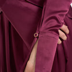 Blusa donna Xenia incrociata magenta 7919S BORDEAUX DANAME 