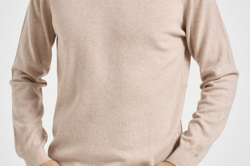 Maglia uomo girocollo beige DC18022 221 DELLA CIANA CARLO 