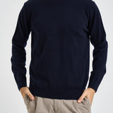 Maglia uomo girocollo blu notte DC18022 590 DELLA CIANA CARLO 