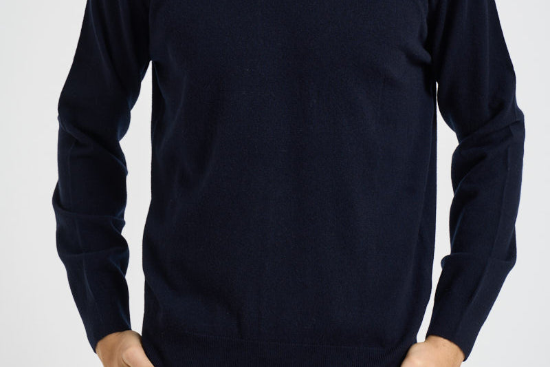 Maglia uomo girocollo blu notte DC18022 590 DELLA CIANA CARLO 