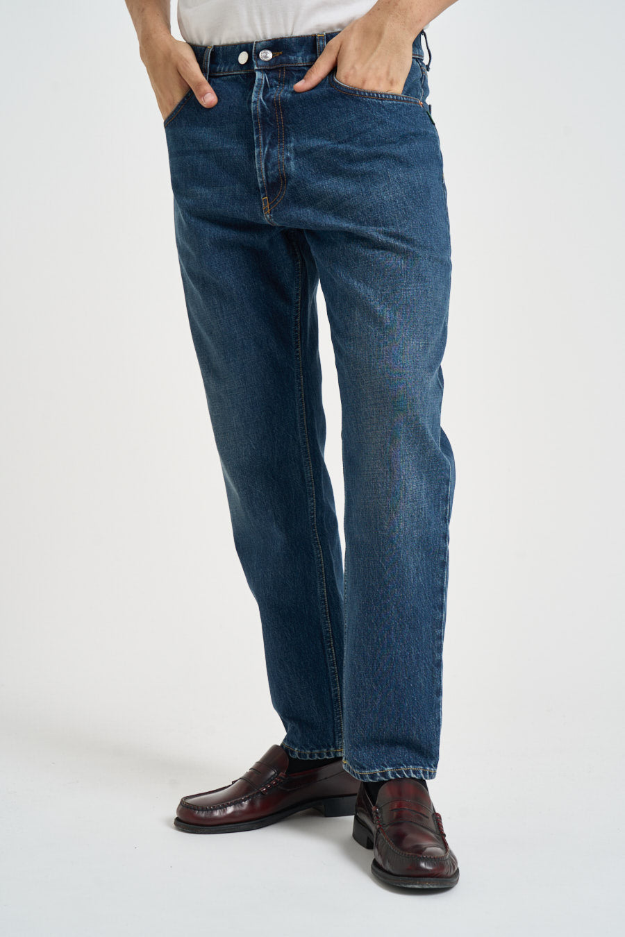 Jeans uomo Musso tapered in denim scuro MUSSO UP518DF0080 DEPARTMENT FIVE 