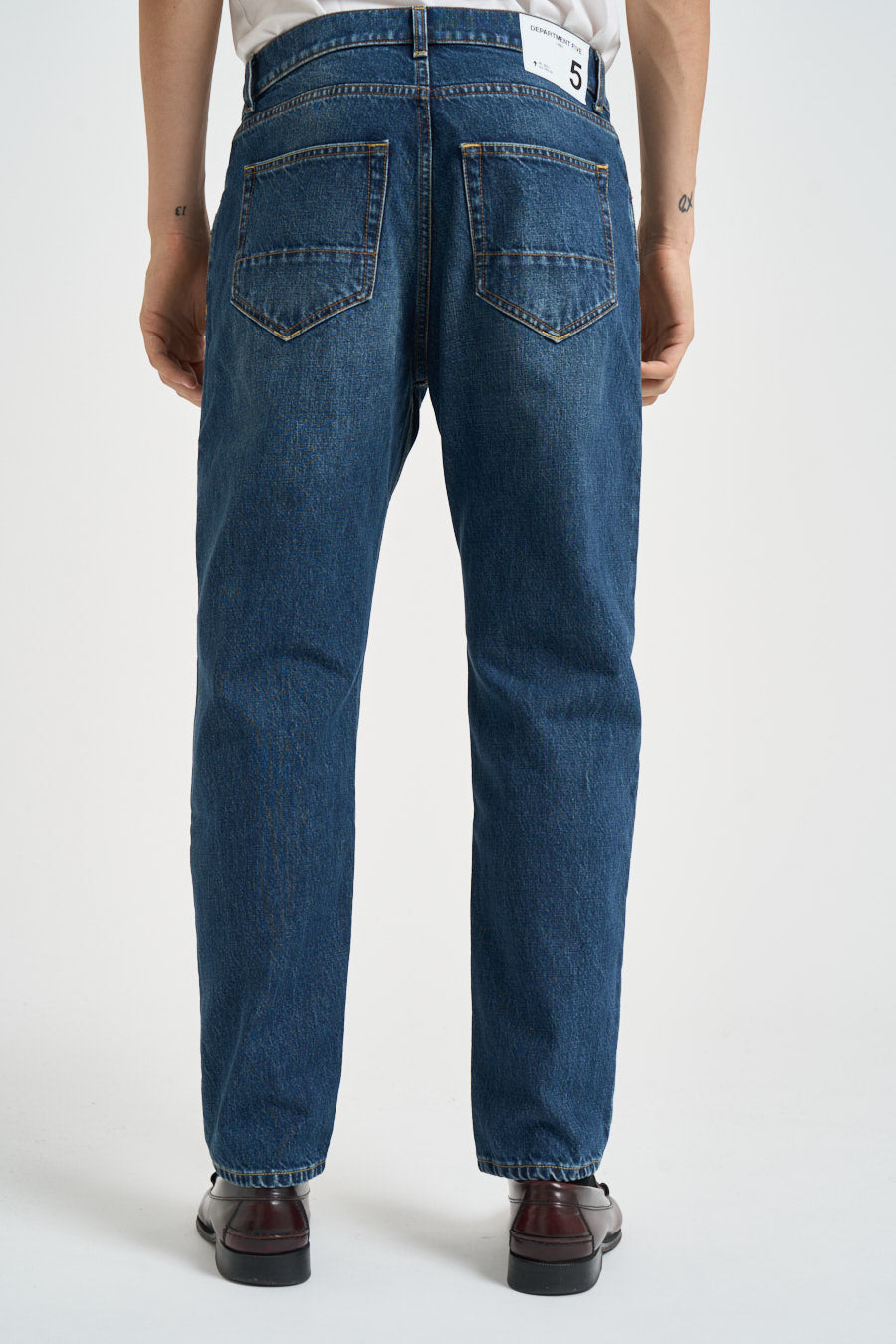 Jeans uomo Musso tapered in denim scuro MUSSO UP518DF0080 DEPARTMENT FIVE 