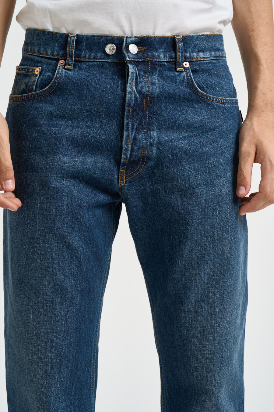 Jeans uomo Musso tapered in denim scuro MUSSO UP518DF0080 DEPARTMENT FIVE 
