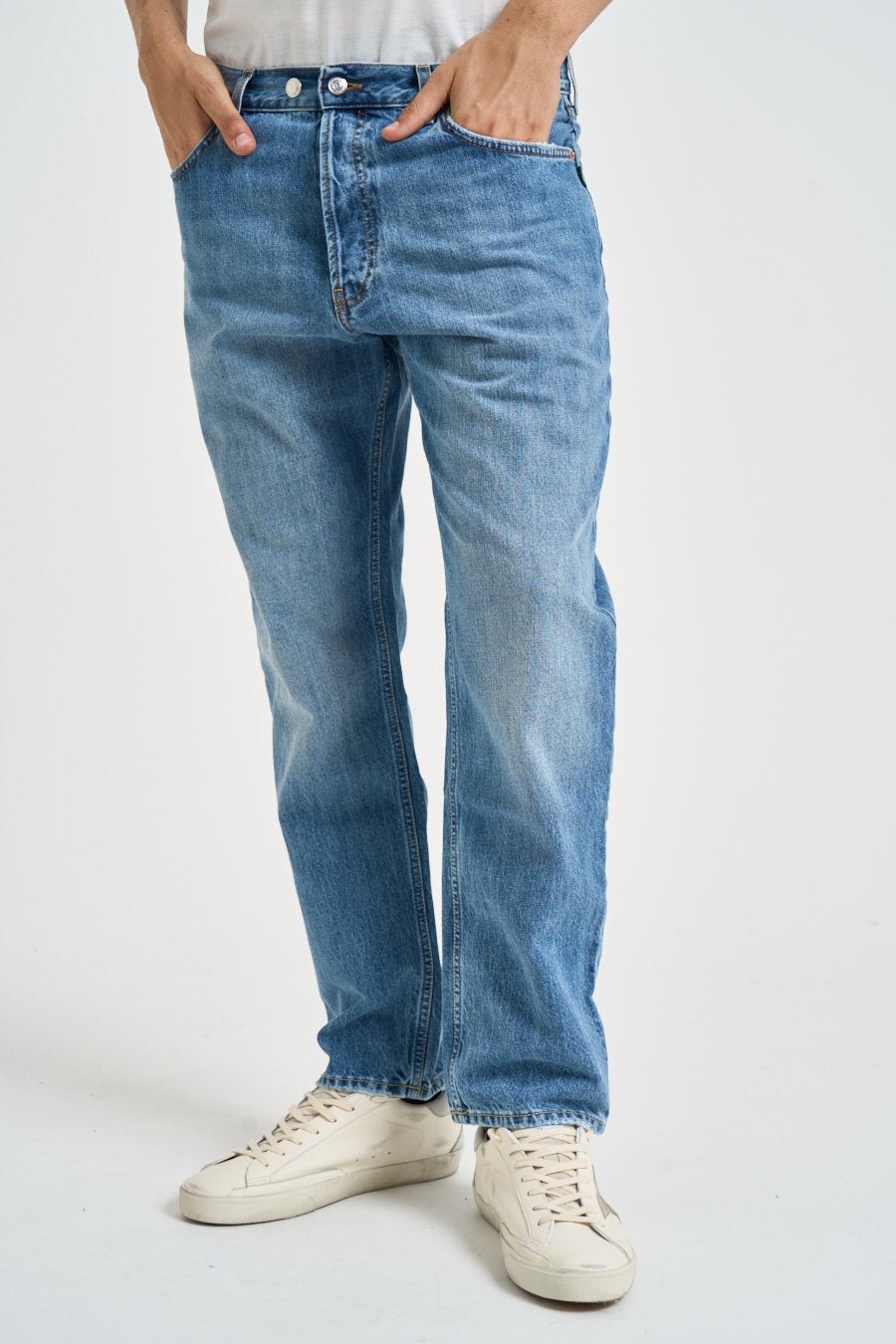 Jeans uomo Musso tapered in denim chiaro MUSSO UP518DF0089 DEPARTMENT FIVE 