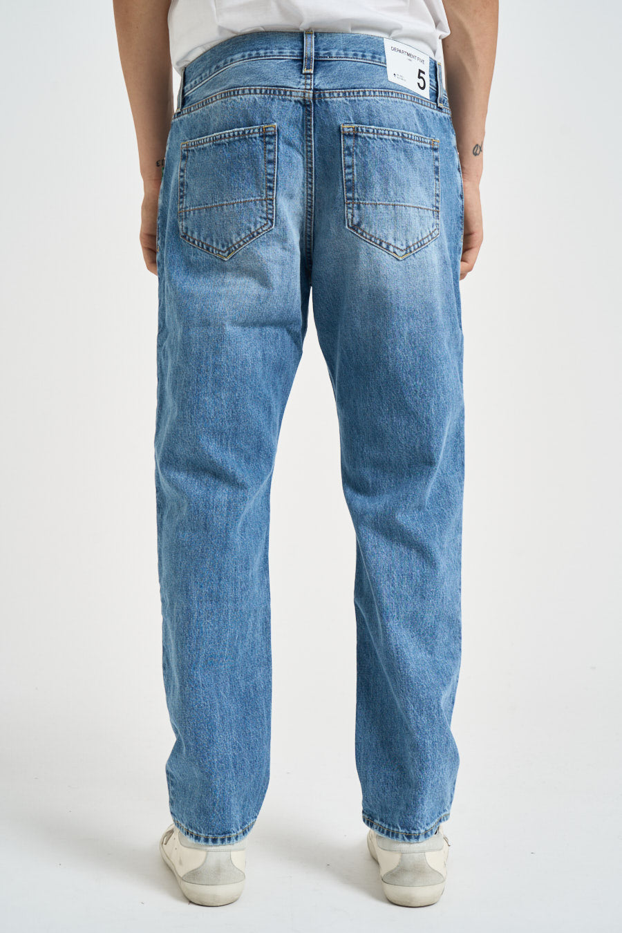 Jeans uomo Musso tapered in denim chiaro MUSSO UP518DF0089 DEPARTMENT FIVE 