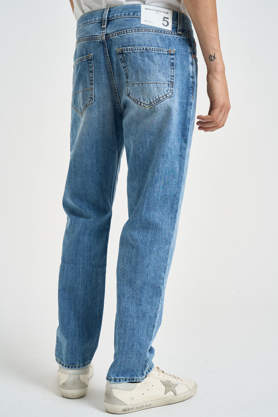 Jeans uomo Musso tapered in denim chiaro MUSSO UP518DF0089 DEPARTMENT FIVE 