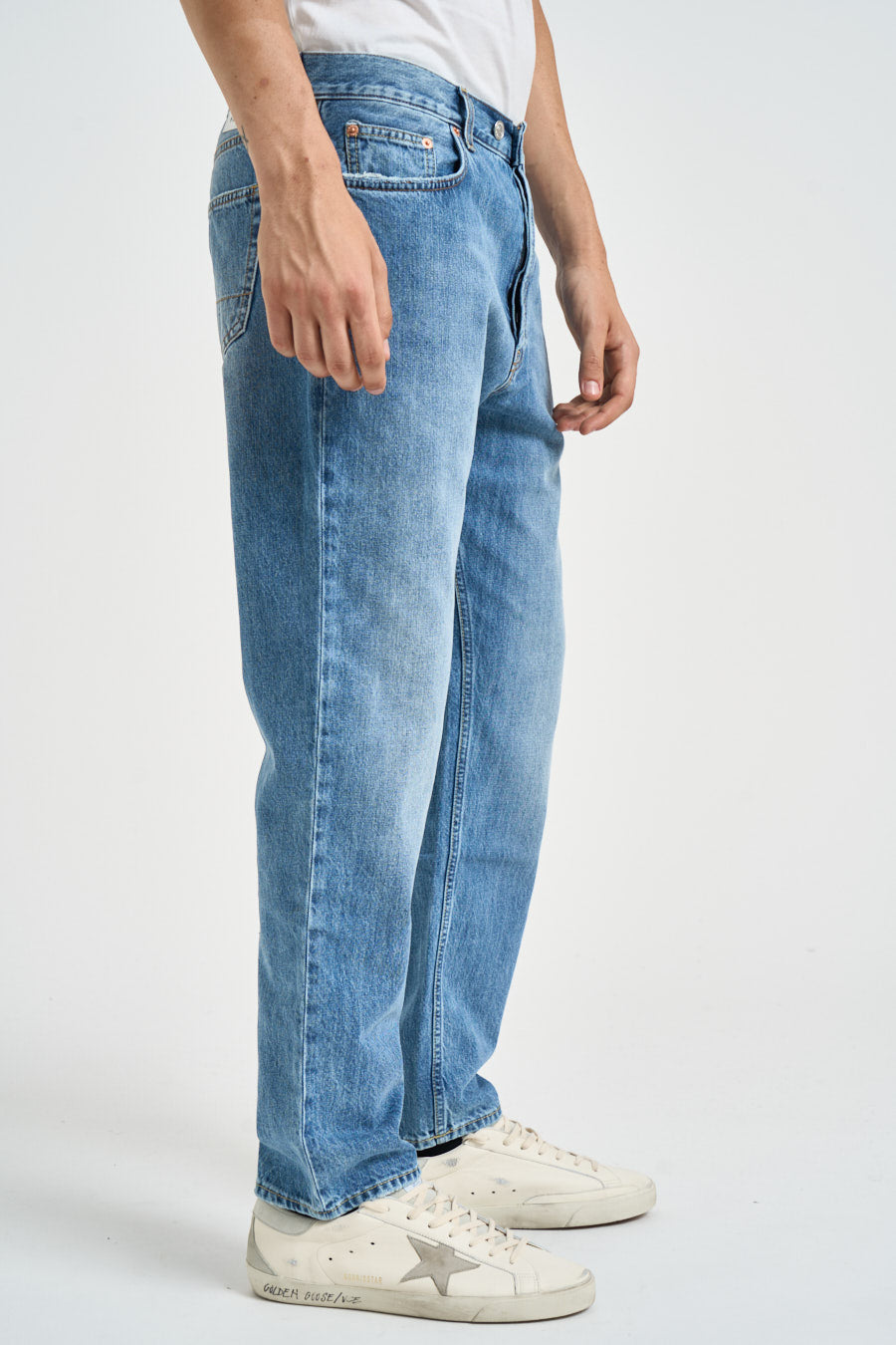 Jeans uomo Musso tapered in denim chiaro MUSSO UP518DF0089 DEPARTMENT FIVE 