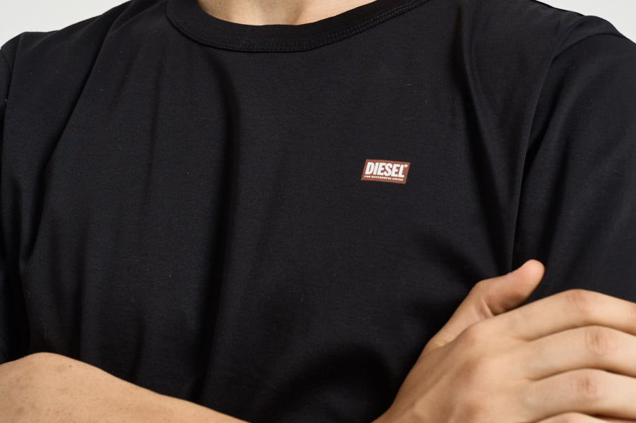 T-shirt uomo t-miegor nera A14819 OPJBG9XXD DIESEL 