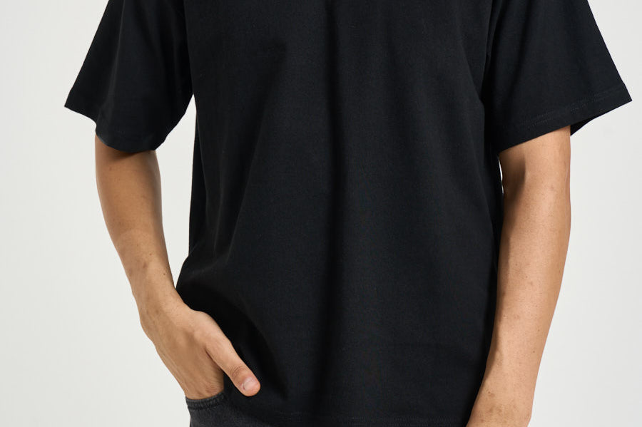 T-shirt uomo girocollo con logo nera A14947 0NIAR9XX DIESEL 