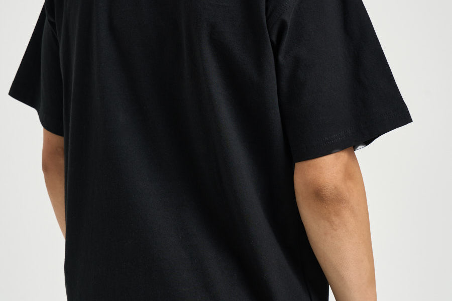 T-shirt uomo girocollo con logo nera A14947 0NIAR9XX DIESEL 