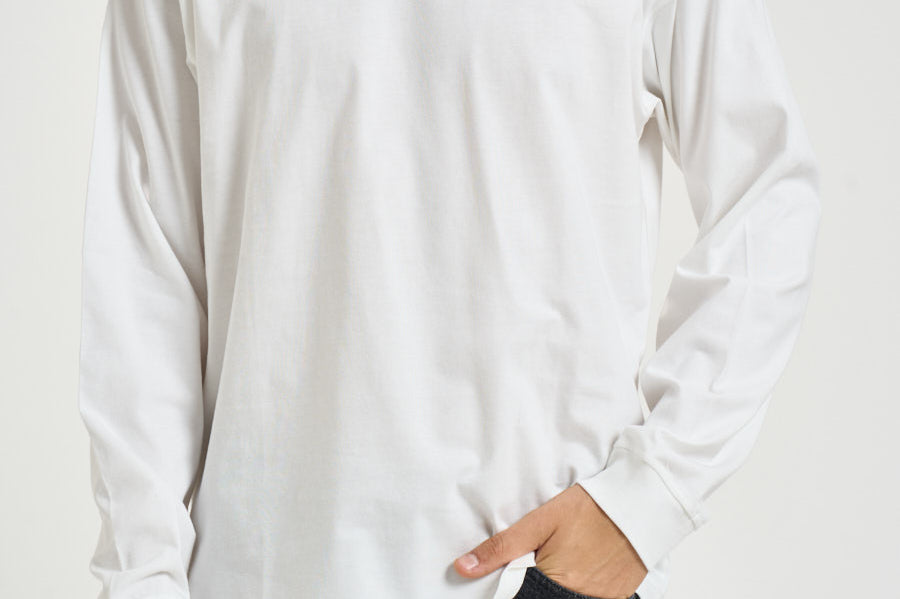 T-shirt uomo manica lunga bianca A20037 0EPCA100 DIESEL 