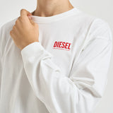 T-shirt uomo manica lunga bianca A20037 0EPCA100 DIESEL 