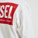 T-shirt uomo manica lunga bianca A20037 0EPCA100 DIESEL 