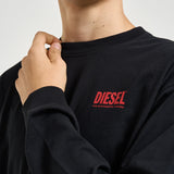 T-shirt uomo manica lunga nera A20037 0EPCA9XX DIESEL 