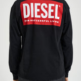 T-shirt uomo manica lunga nera A20037 0EPCA9XX DIESEL 