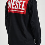 T-shirt uomo manica lunga nera A20037 0EPCA9XX DIESEL 