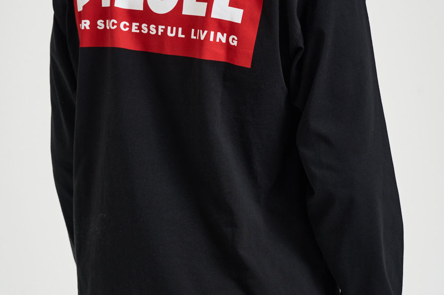 T-shirt uomo manica lunga nera A20037 0EPCA9XX DIESEL 