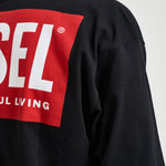 T-shirt uomo manica lunga nera A20037 0EPCA9XX DIESEL 