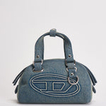 Borsa donna 1DR Dome in denim blu chiaro X10920 P9345HA001 DIESEL 