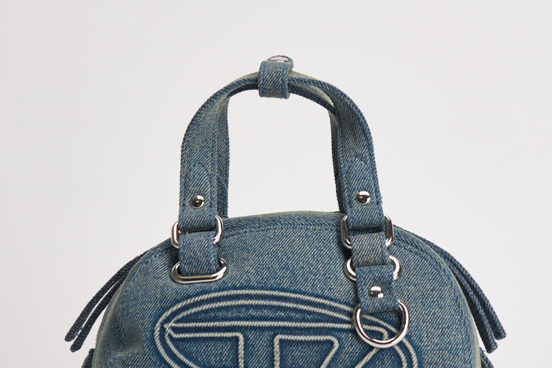 Borsa donna 1DR Dome in denim blu chiaro X10920 P9345HA001 DIESEL 