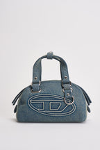 Borsa donna 1DR Dome in denim blu chiaro X10920 P9345HA001 DIESEL 