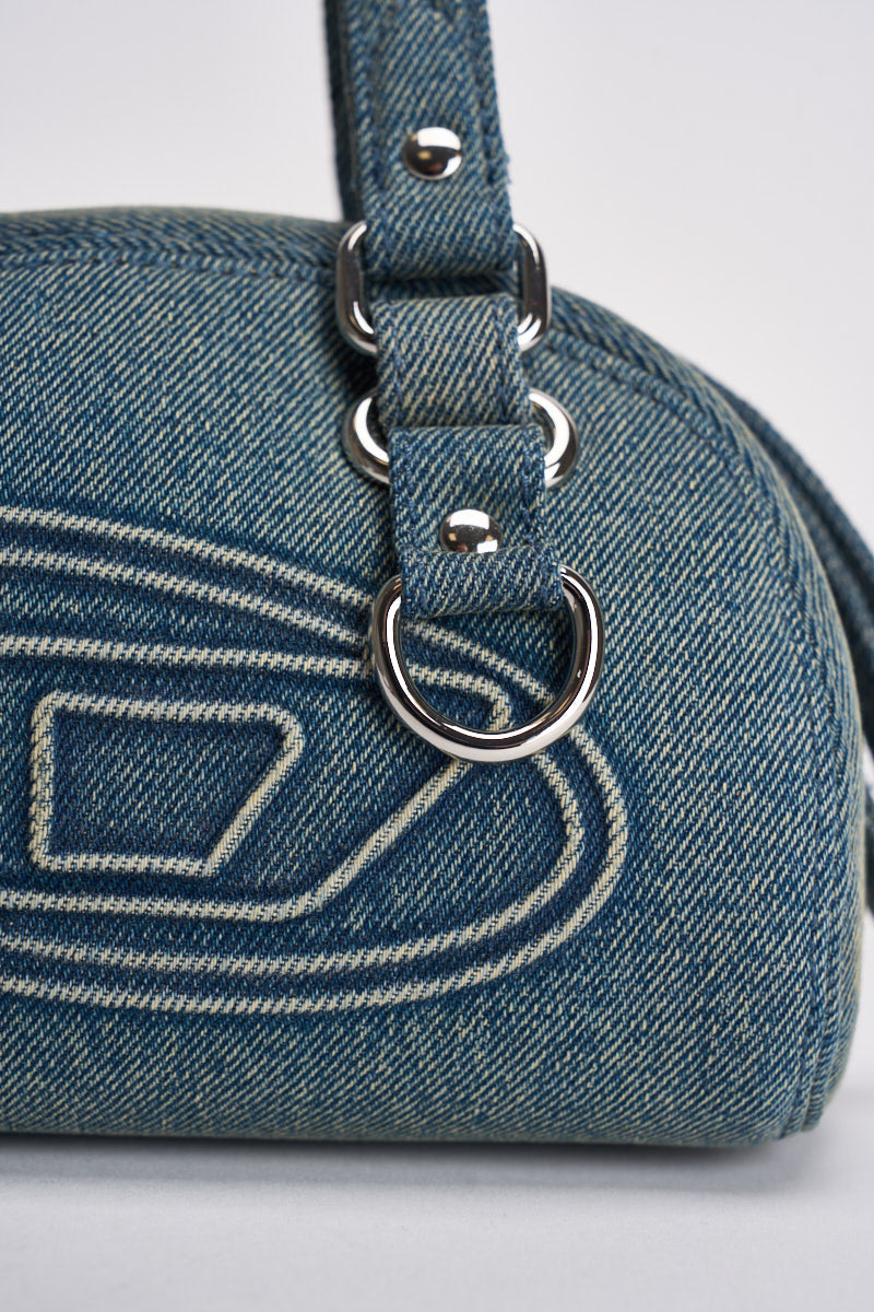 Borsa donna 1DR Dome in denim blu chiaro X10920 P9345HA001 DIESEL 