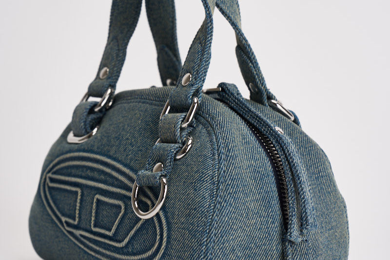Borsa donna 1DR Dome in denim blu chiaro X10920 P9345HA001 DIESEL 