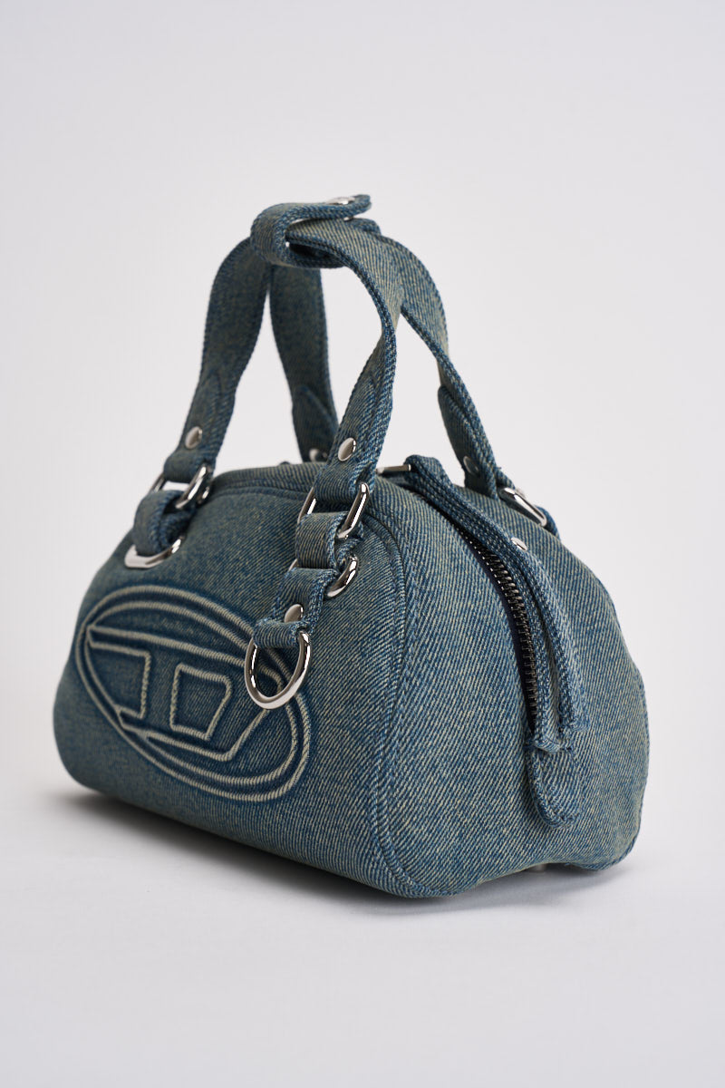 Borsa donna 1DR Dome in denim blu chiaro X10920 P9345HA001 DIESEL 