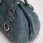 Borsa donna 1DR Dome in denim blu chiaro X10920 P9345HA001 DIESEL 