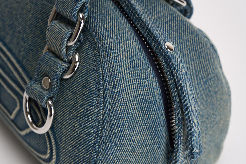Borsa donna 1DR Dome in denim blu chiaro X10920 P9345HA001 DIESEL 