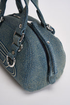 Borsa donna 1DR Dome in denim blu chiaro X10920 P9345HA001 DIESEL 