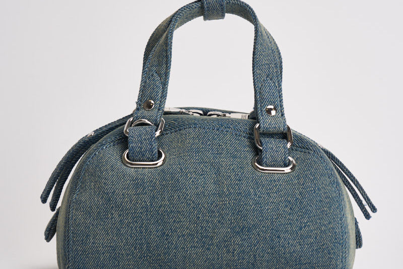 Borsa donna 1DR Dome in denim blu chiaro X10920 P9345HA001 DIESEL 
